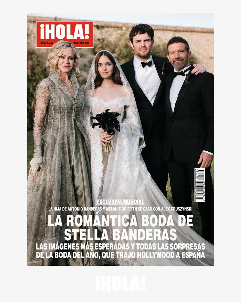 Свадьба дочери Антонио Бандераса и Мелани Гриффит ©hola.com