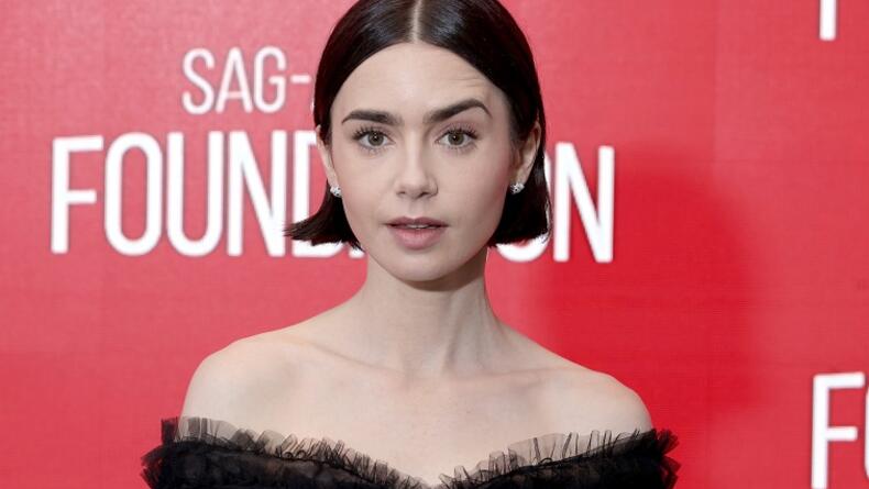 Лили Коллинз произвела фурор своим образом в мини-платье с вышивкой (ФОТО)