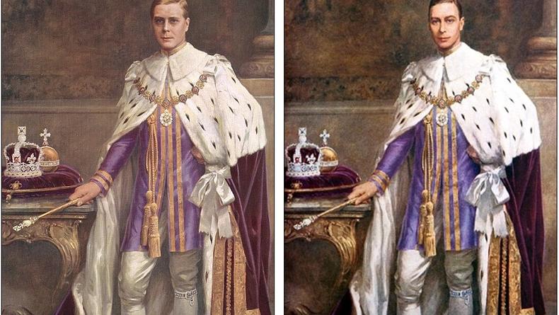 Портрет Георга VI стал первым «фотошопом» в истории