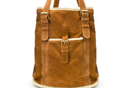 сумка Zara, натуральная замша