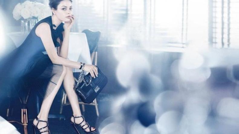 Мила Кунис снялась для Miss Dior Handbags 2012
