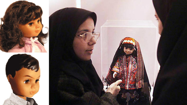 Маленкие иранские девочки протестуют против запрета Барби