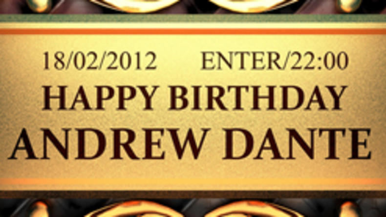 Happy Birthday Andry Dante
