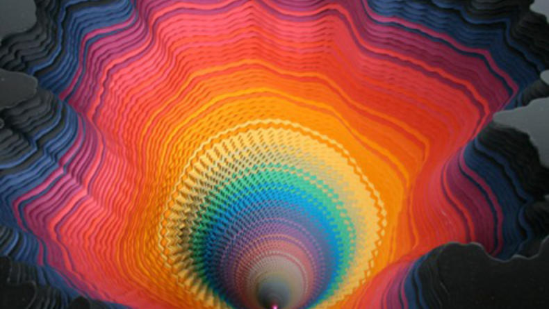 Джен Старк: скульптуры из разноцветной бумаги