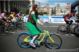 В День города в Киеве прошло несколько велособытий