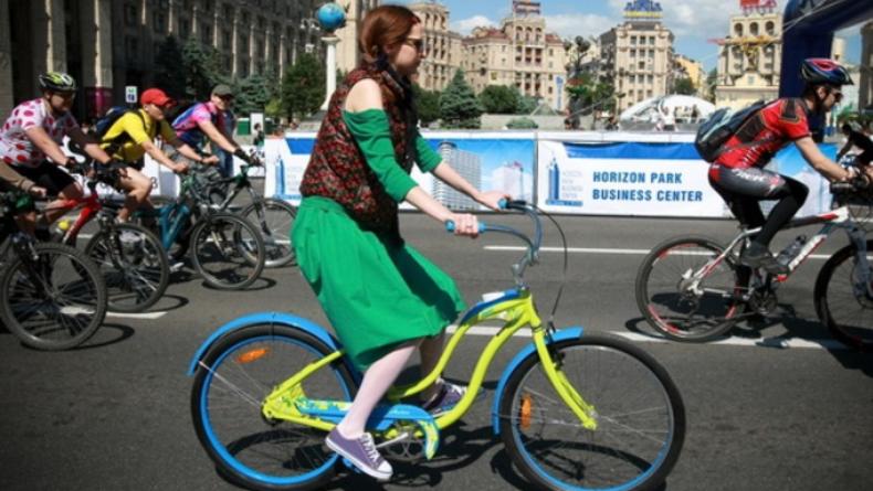 В День города в Киеве прошло несколько велособытий