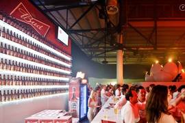 Презентация пива Bud на фестивале Sensation