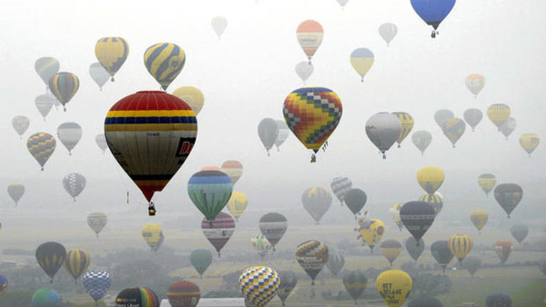 Международный фестиваль воздушных шаров в Киеве