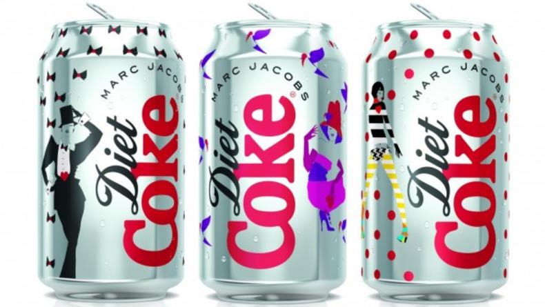 Новый дизайн Diet Coke от Марка Джейкобса