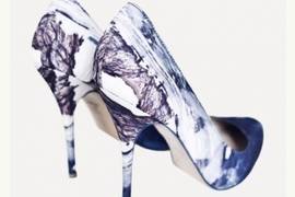 Туфли с зимними пейзажами от Ksenia Kireeva в Suitster