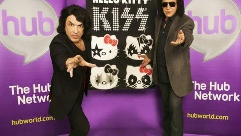 Музыканты Kiss станут кошечками мультика Hello Kitty
