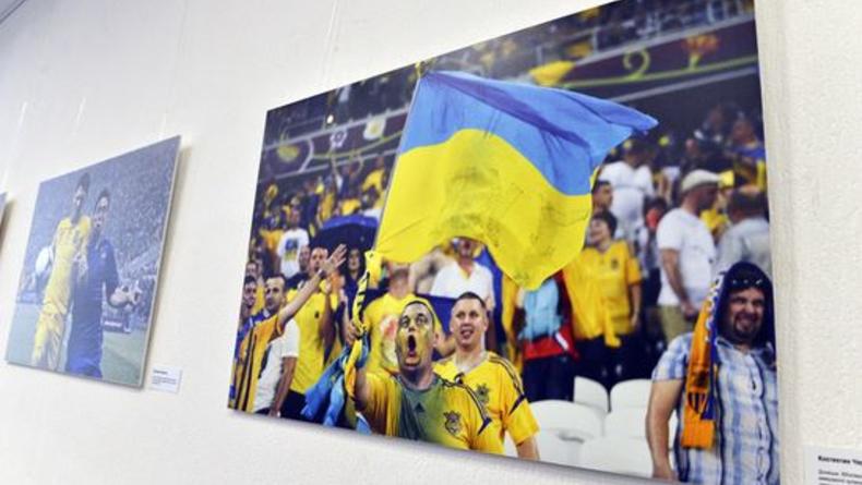 Открытие выставки о ЕВРО 2012