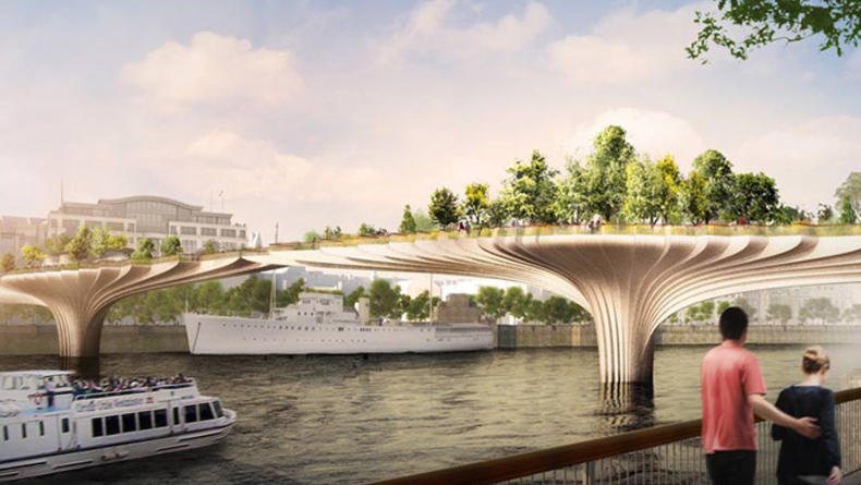 В Лондоне появится новый мост через Темзу (ФОТО)