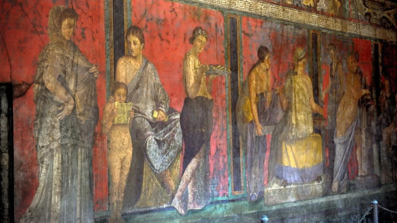 Фрески в Помпеях восстановят при помощи лазера
