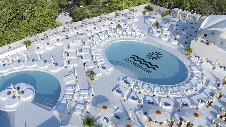 На крыше ТЦ Ocean Plaza открывается пляжный клуб (ФОТО)