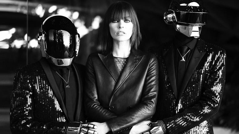 Мила Йовович снялась в фотосессии с Daft Punk (ФОТО)
