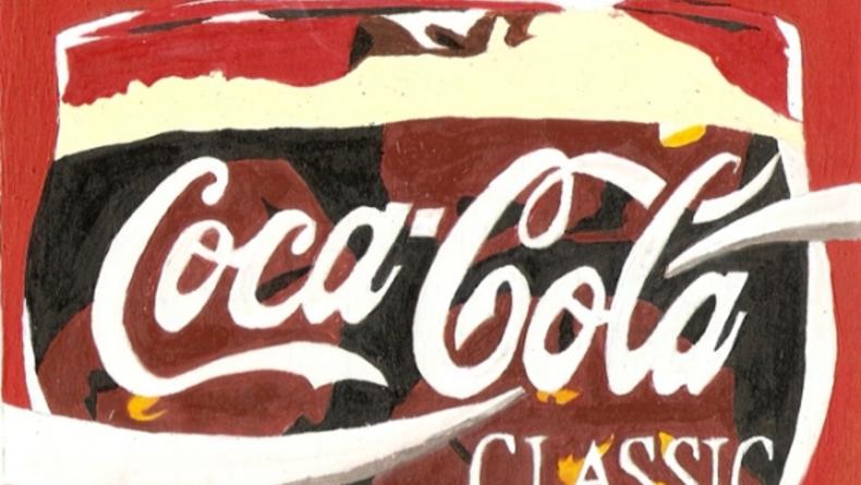 Кока-кола в искусстве - частый гость и натурщица