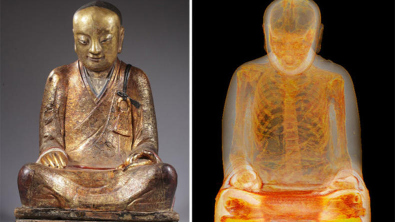 Cтатуя Будды оказалась мумией монаха