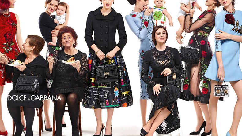 Dolce&Gabbana: мамы, дети, спагетти и Моника Белуччи
