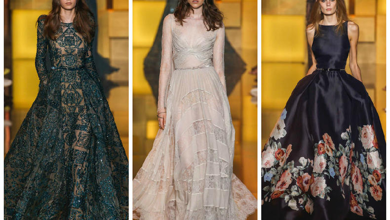 Неделя высокой моды в Париже: роскошные платья от Эли Сааб