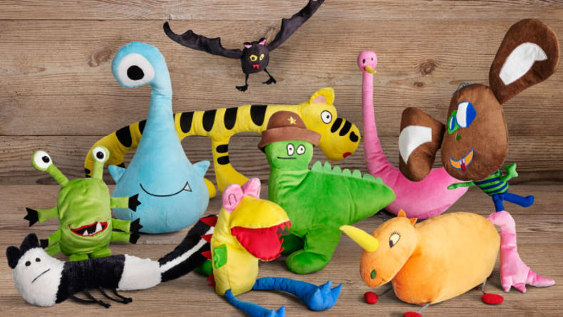 Ikea выпустила серию игрушек по детским рисункам