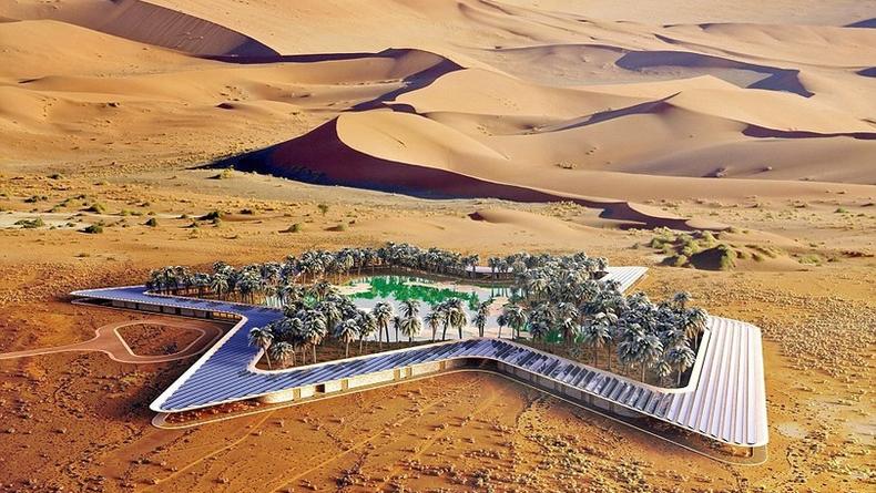 В пустыне Абу-Даби построят эко-отель