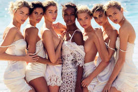 Ангелы Victoria's Secret снялись для Vogue