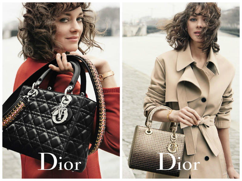 Марион Котийяр снялась в новой рекламе сумок Dior Марион Котийяр снялась в новой рекламе сумок Dior
