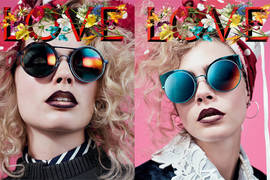 Марго Робби и Кара Делевинь стали героинями LOVE Magazine