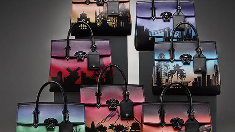 Новые сумки Versace посвящены лучшим городам мира