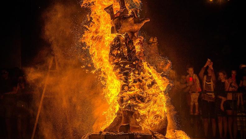 В Киеве обожгут трехметрового идола