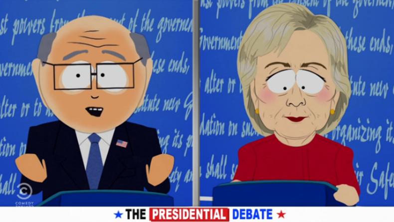 Мультсериал South Park высмеял дебаты Трампа и Клинтон