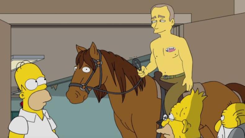 Путин агитирует за Трампа в новой серии Симпсонов