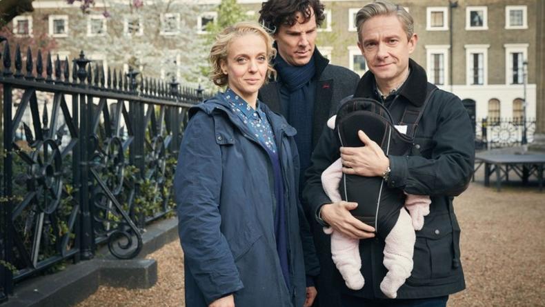 В сети появились фото со съемок 4 сезона Шерлока