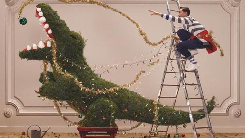Lacoste выпустили новогоднюю рекламную кампанию