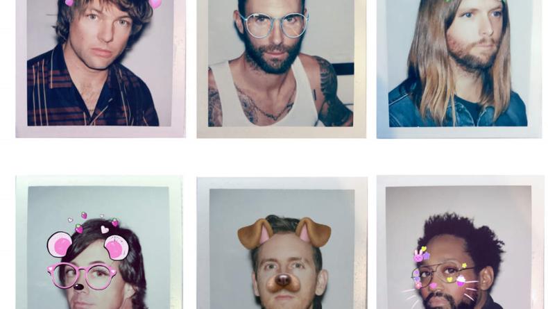 Группа Maroon 5 сняла клип с помощью фильтров Snapchat