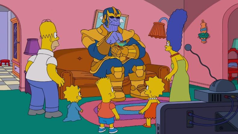 Танос уничтожил семью Симпсонов