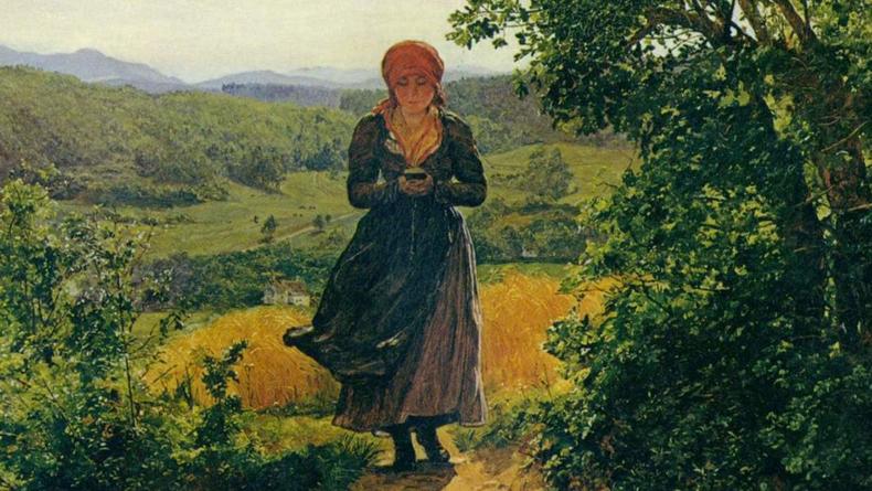На картине 19-го века замечен смартфон