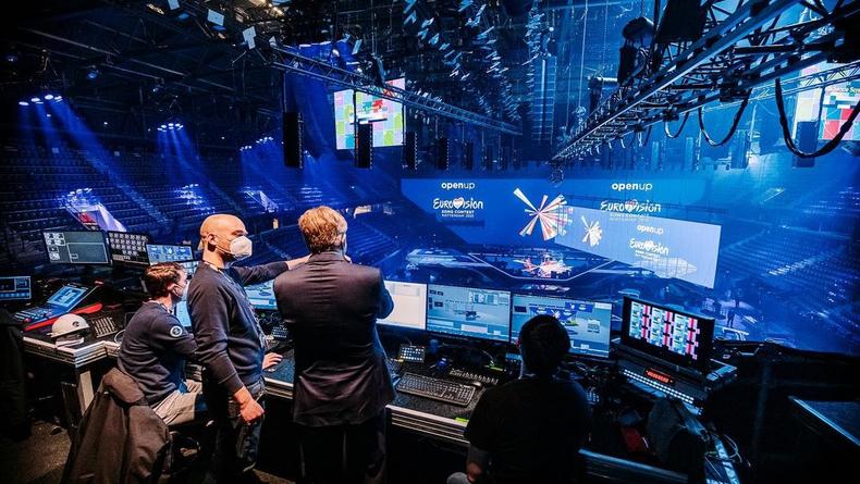 "Евровидение-2021": Главная сцена в Роттердаме установлена