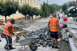 В Киеве впервые за 32 года ведется реконструкция улицы Андреевской