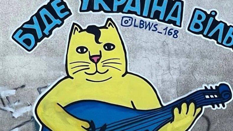 Одесский граффер посвятил новый рисунок Борису Джонсону
