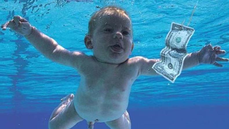 Скандальна обкладинка "Nevermind": Nirvana виграла суд у "немовля"
