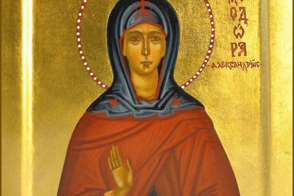 Пре­по­доб­ная Фе­о­до­ра Алек­сан­дрий­ская.