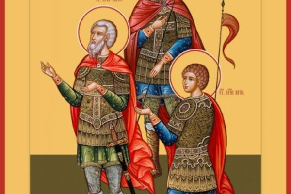 Свя­тые му­че­ни­ки Пров, Та­рах и Ан­д­ро­ник.