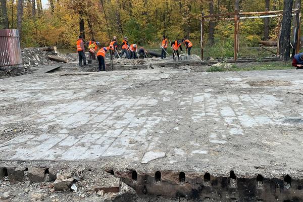 Харчишин показал, что осталось от его дома.