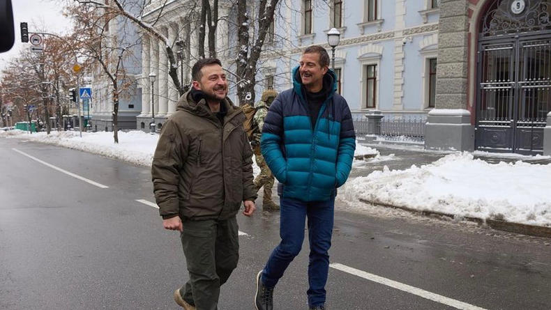 Беар Гриллс снял шоу в Киеве: Мир увидит Зеленского с той стороны, которую никогда раньше не показывали