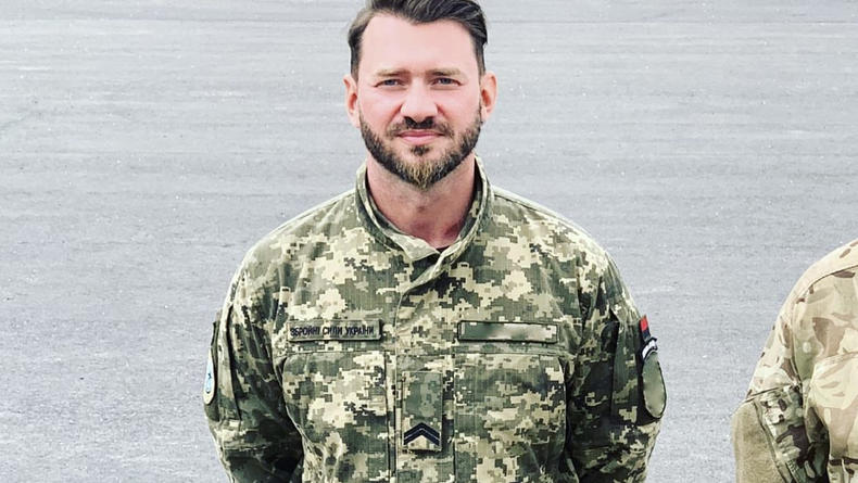 Спустя 3 месяца: Дикусар, который защищает Украину, вышел на связь - фото со службы