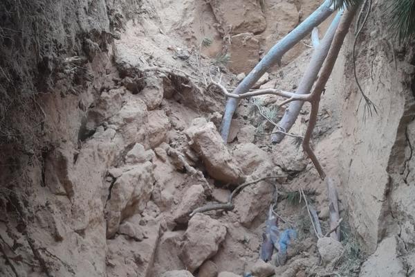 Полежака показал последствия вражеского прилета.
