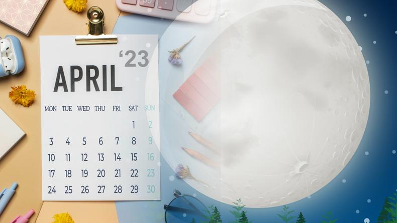 Місячний календар на квітень 2023: як поводитися у важливі дні