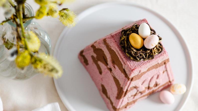 Мармурова паска з шоколадом та вишнею: покроковий рецепт